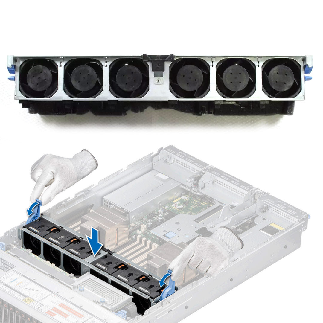 Dell R750 60X56 Fan Cage Assembly | P64K4