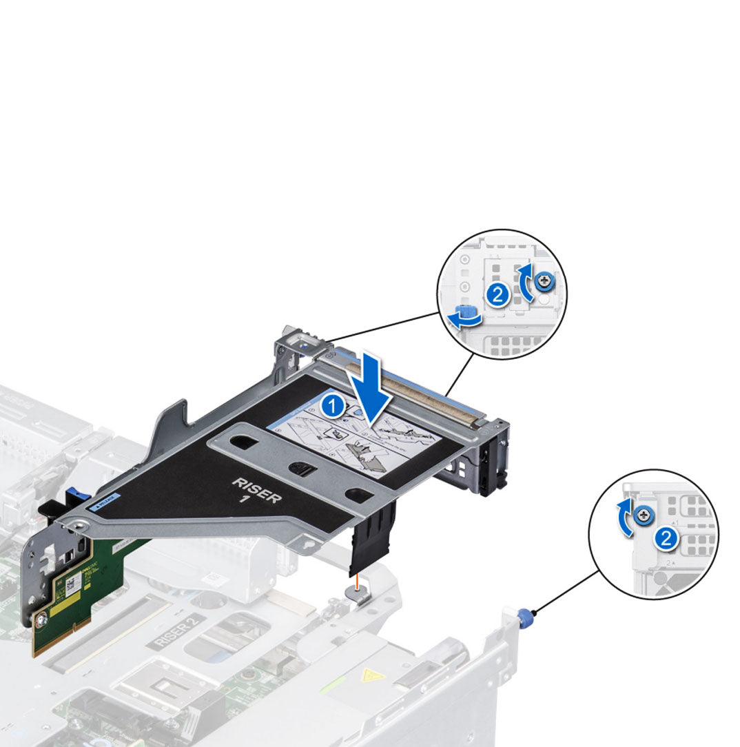 Dell PowerEdge R7525 R1B FH HL Riser Assembly | CFD3G