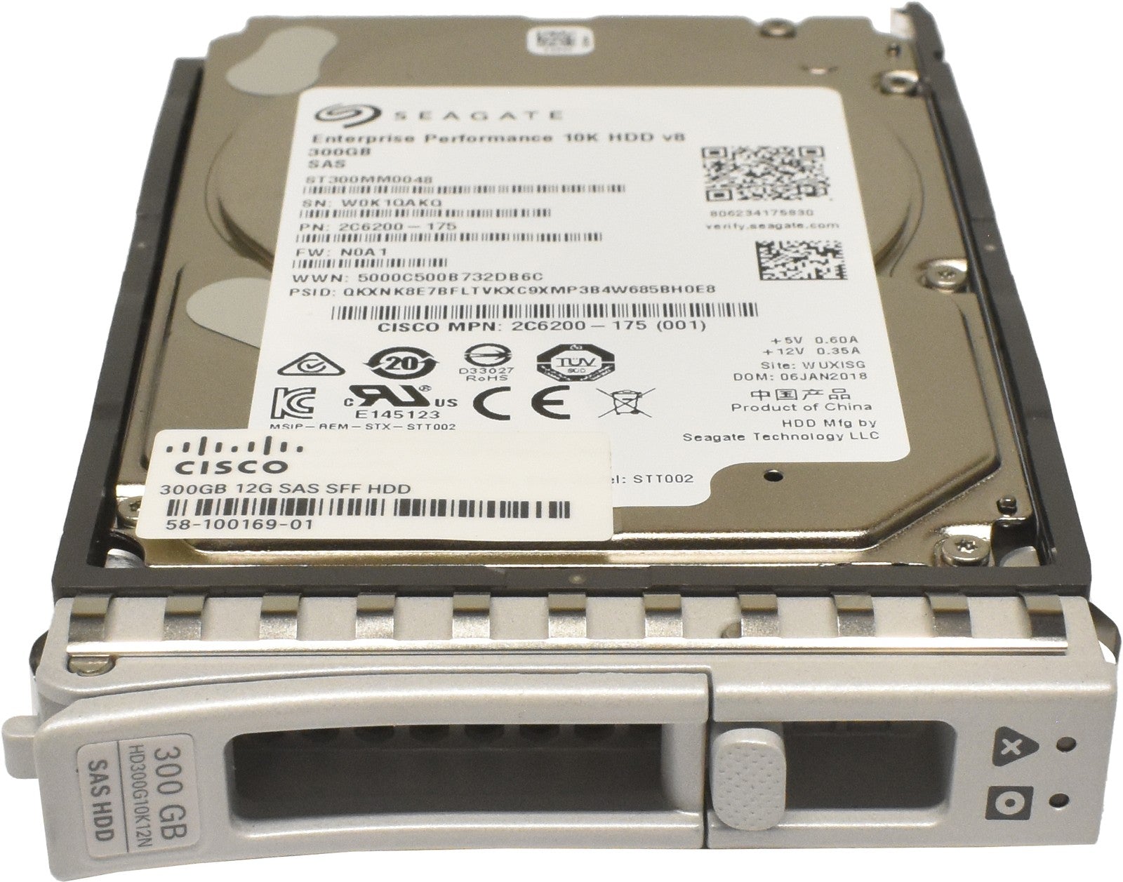 Cisco 2.5" 300GB 10K SAS 12Gbps HDD | UCS-HD300G10K12N