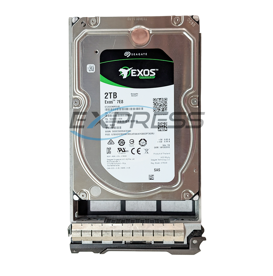 Seagate 2TB 7.2K SAS 12Gbps Exos 7E8 Drive | ST2000NM0045
