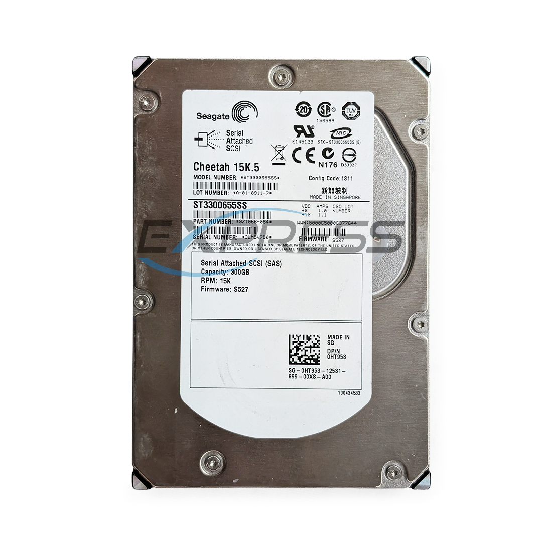 Seagate 3.5" 300GB 15K SAS 3Gbps HDD | ST3300655SS