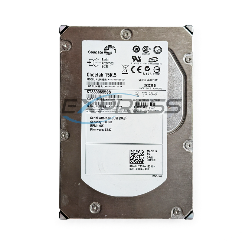 Seagate 3.5" 300GB 15K SAS 3Gbps HDD | ST3300655SS