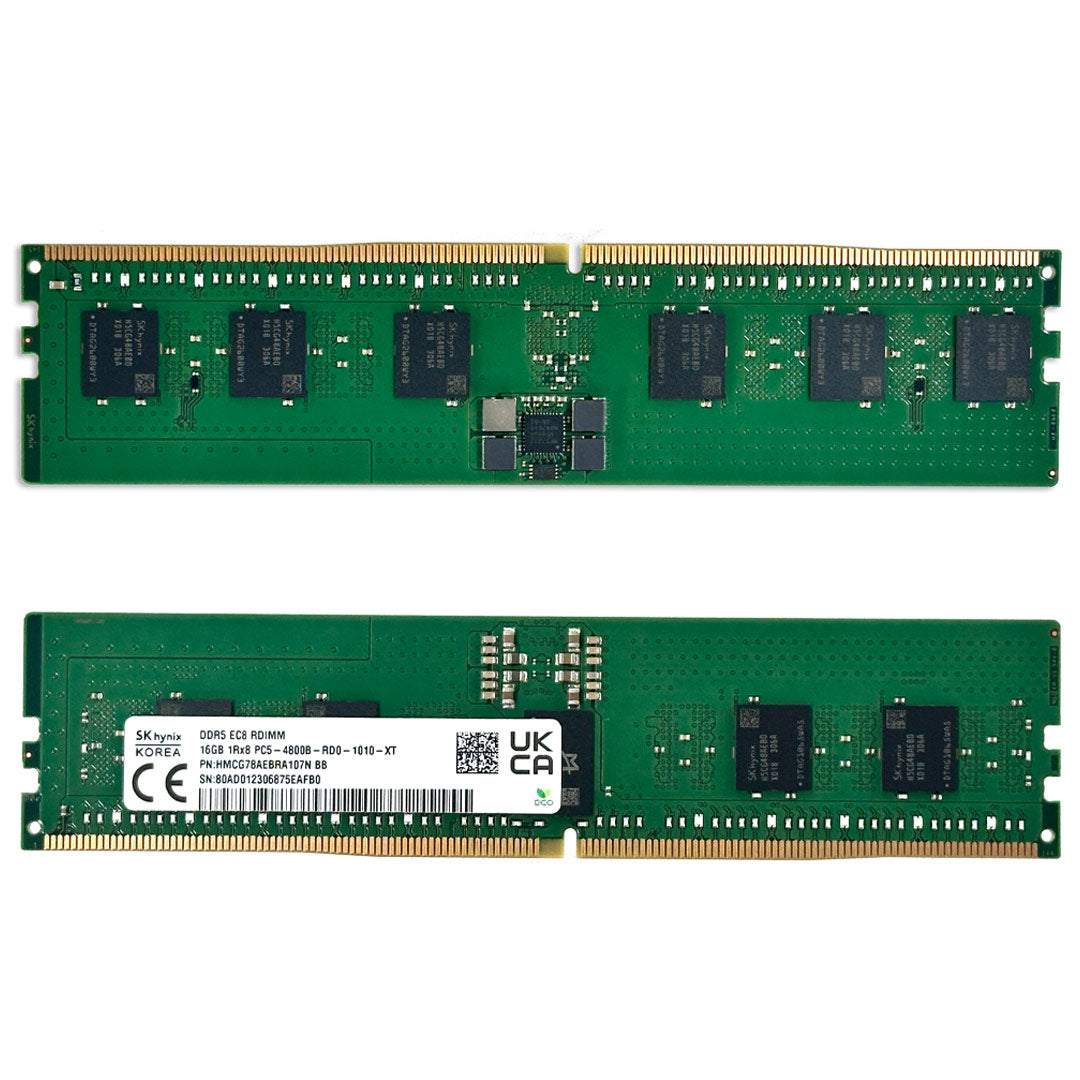 Dell 16GB 4800MHz R1 EC8 DDR5 RDIMM Memory (PC5-04800) | HMCG78AEBRA107N AA