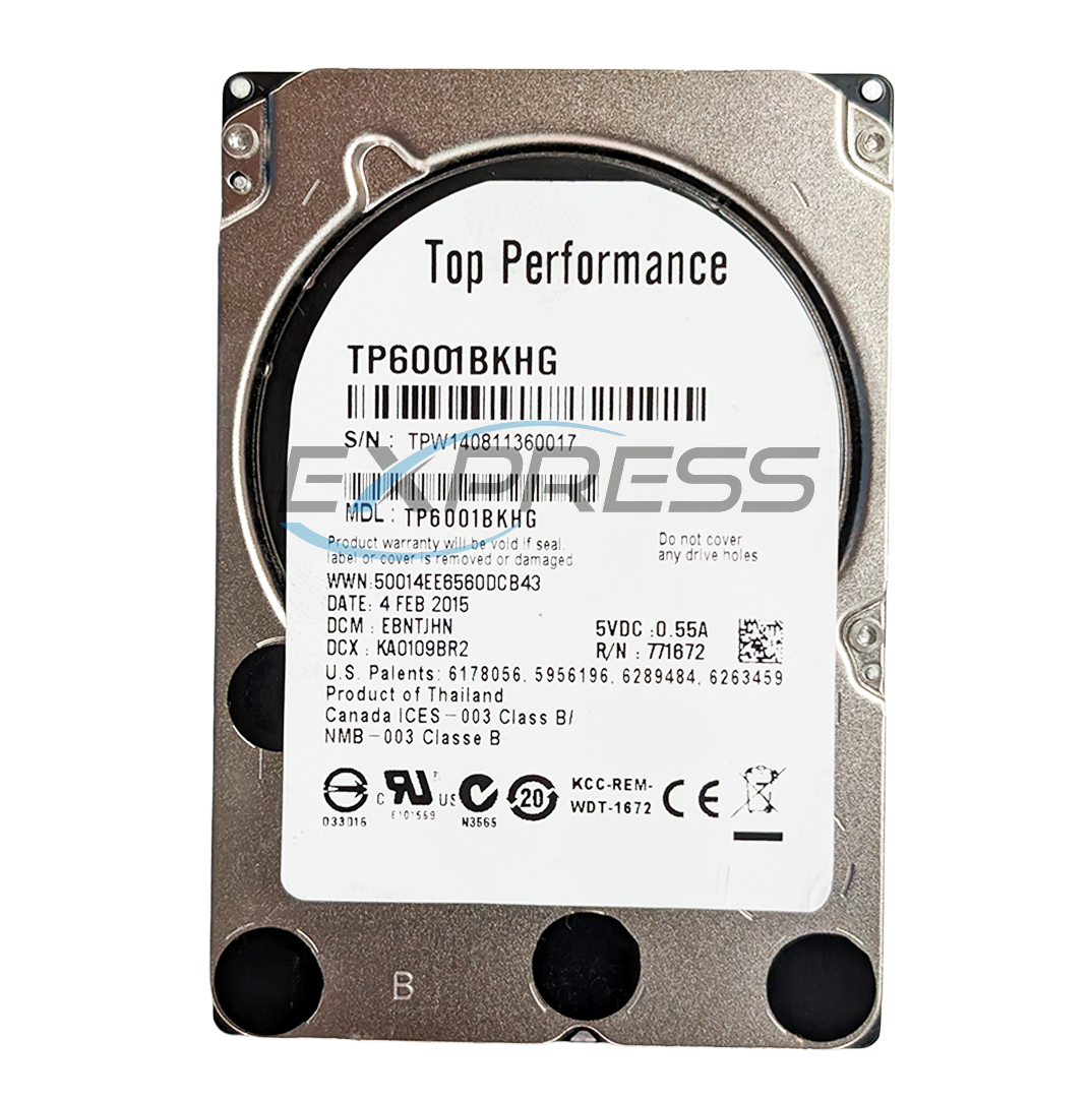 Top Performance 2.5" 600GB 10K SAS 6Gbps HDD | TP6001BKHG