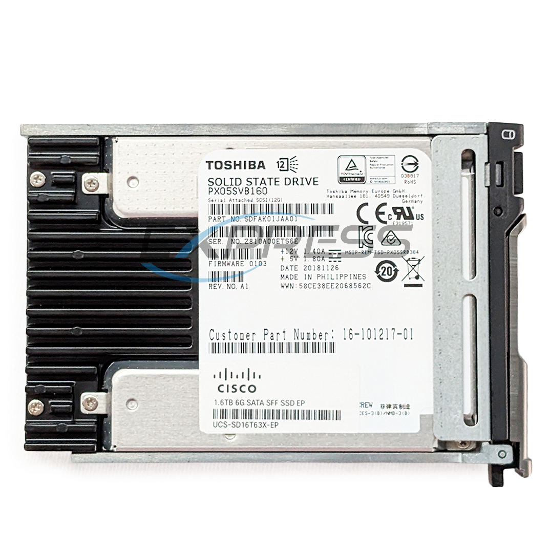 Toshiba 2.5" 1.6TB SAS 12Gbps MU SSD | PX05SVB160