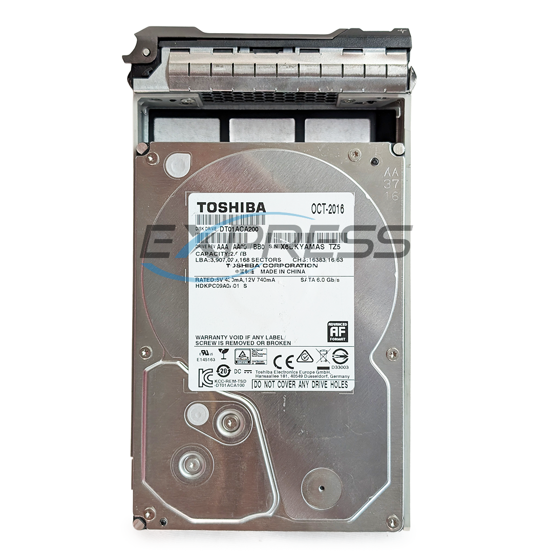 Toshiba 3.5" 2TB 7.2K SATA 6Gbps HDD | DT01ACA200