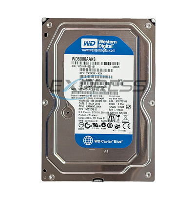 Western Digital Caviar Blue 3.5" 500GB 7.2K SATA HDD | WD5000AAKS