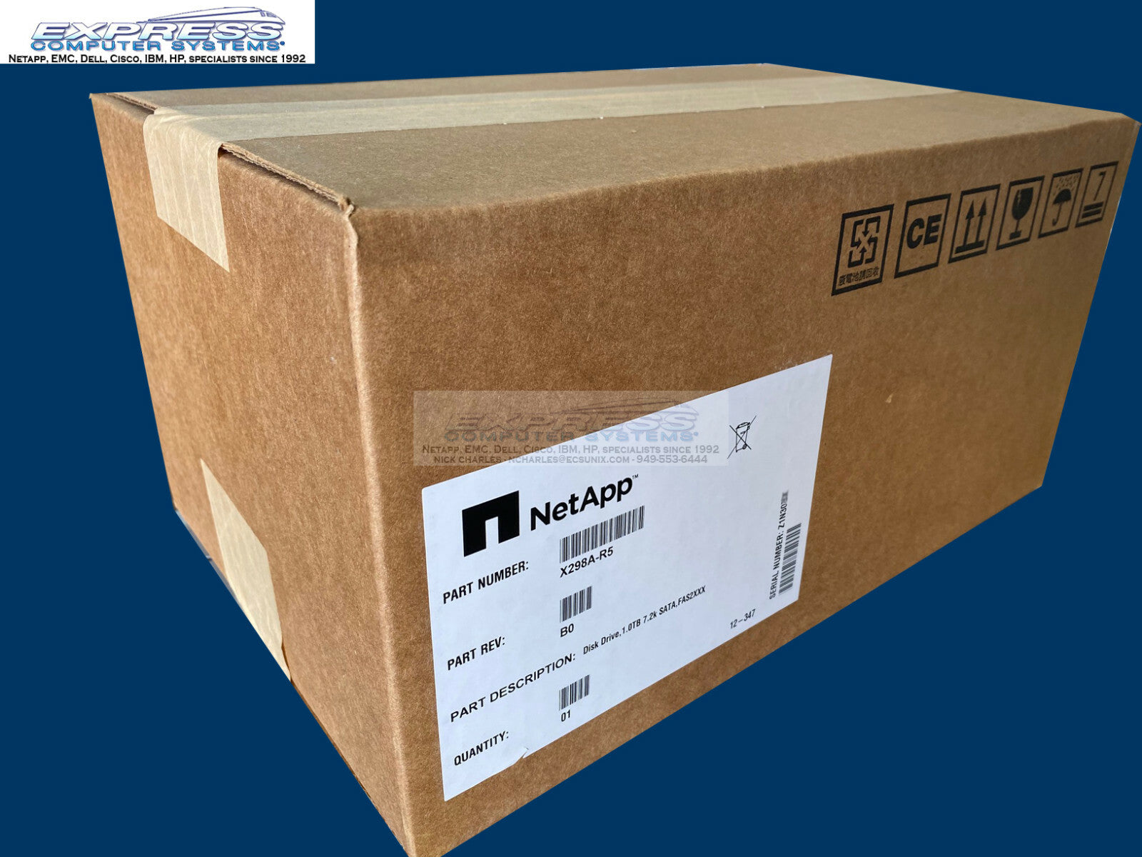 Netapp 2.5" 1TB 7.2K SATA 3Gbps HDD (108-00197) | X298A-R5