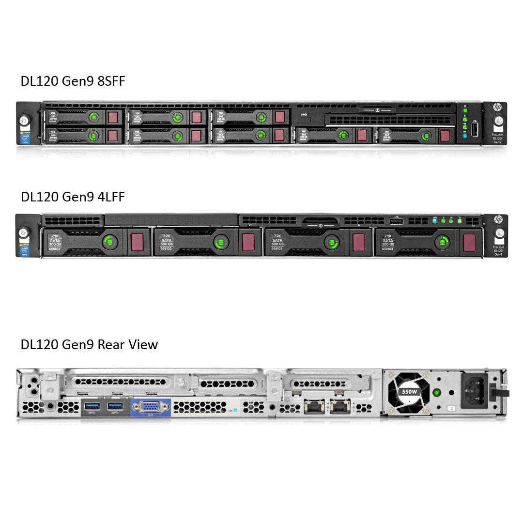 Refurbished HPE ProLiant DL120 Gen9 Configure to Order Server