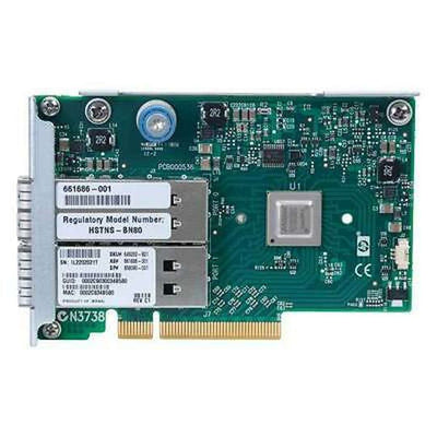 HPE Infiniband 544FLR-QSFP QDR Dual Port 10GbE SFP+ Adapter | 649283-B21