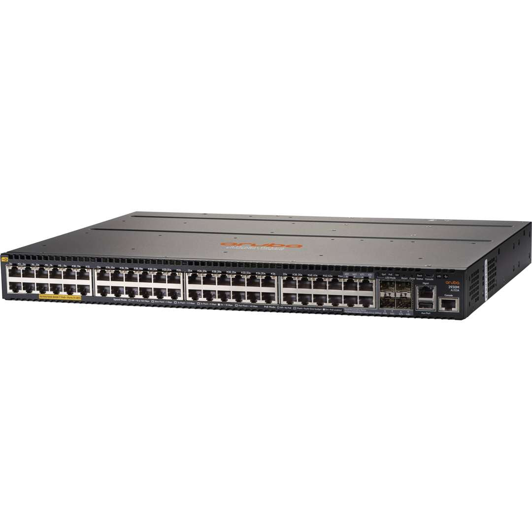 HPE JL322A Aruba 2930M 48G PoE+ 1-slot Switch