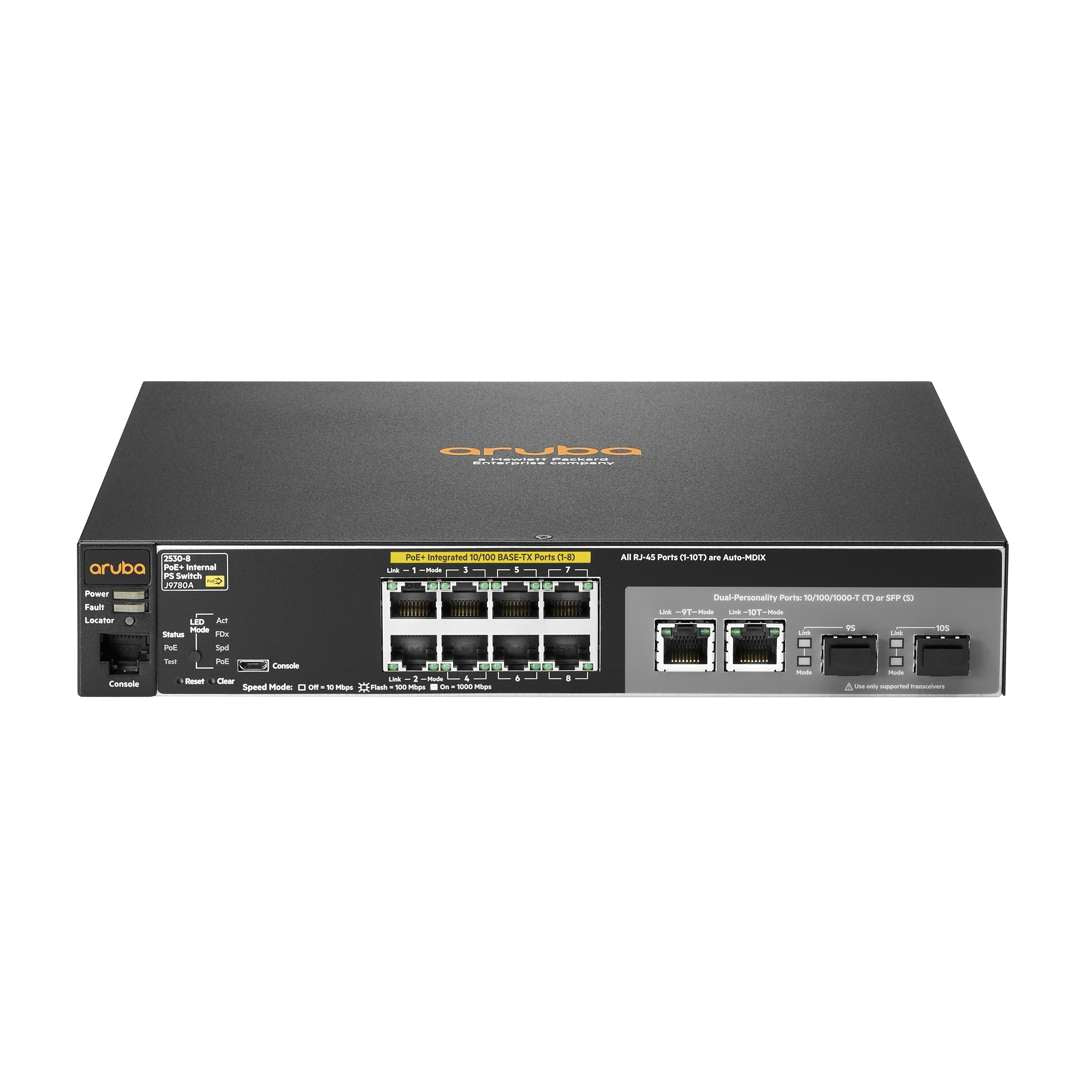 HPE J9780A Aruba 2530-8-PoE+ Switch