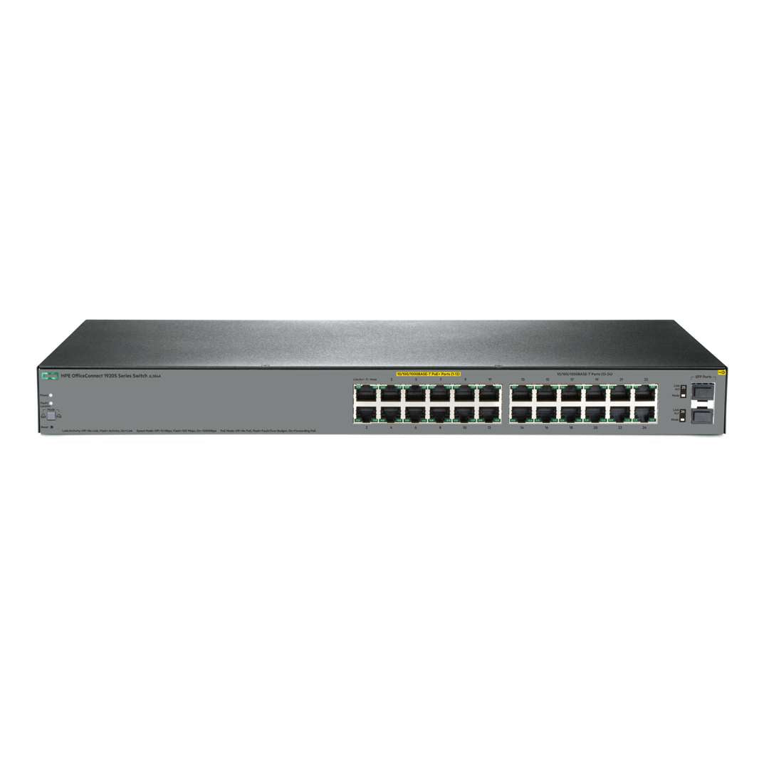 HPE JL384A OfficeConnect 1920S 24G 2SFP PPoE+ 185W Switch