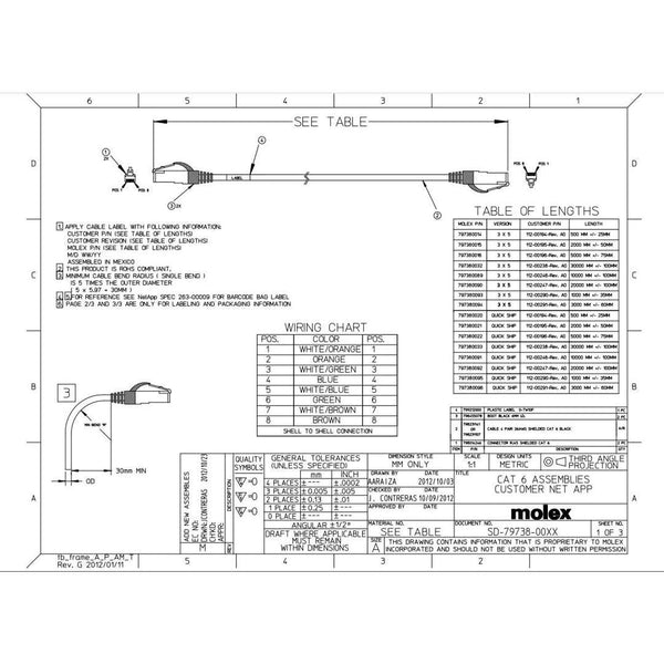 NetApp X6577-R6 - 30m Data Cable with Plug RJ45/RJ45 | Ethernet, CAT6, RJ45,