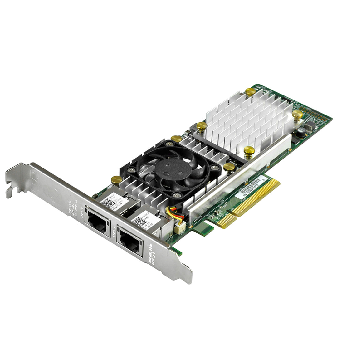 Dell Broadcom 57810S Dual Port 10Gb Base-T x8 PCIe Network Adapter, Full Height | W1GCR