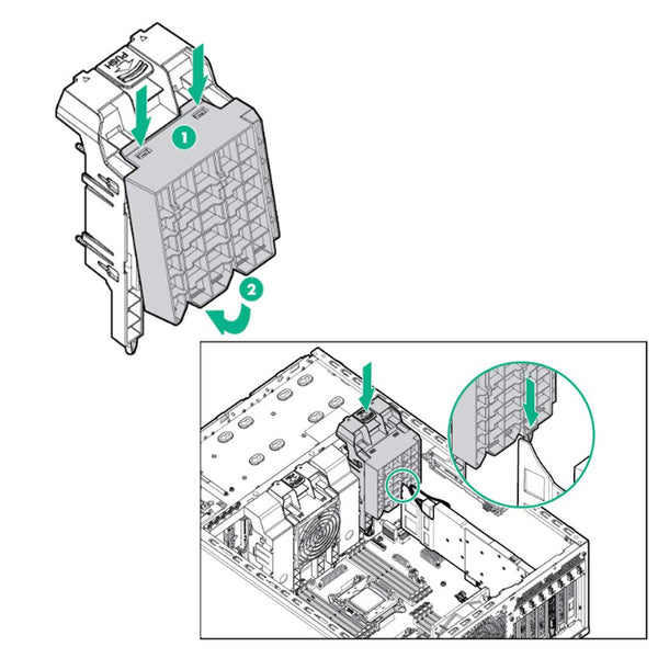 HPE ProLiant ML150 (G9) GPU Enablement Kit | 779863-B21