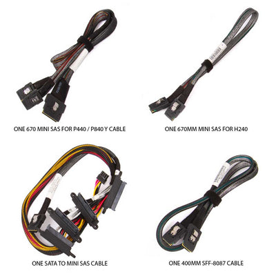 HPE miniSAS Cable Kit For Non Hot-Plug Drives And Controllers | 792356-001