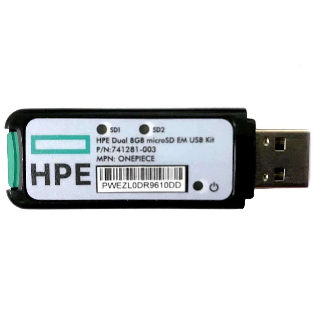 HPE Dual 8GB microSD EM USB Kit | 741279-B21 - ECS