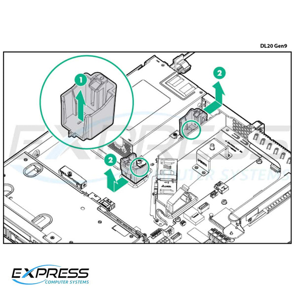 HPE Smart Storage Battery holder (825640-001) | 786710-B21