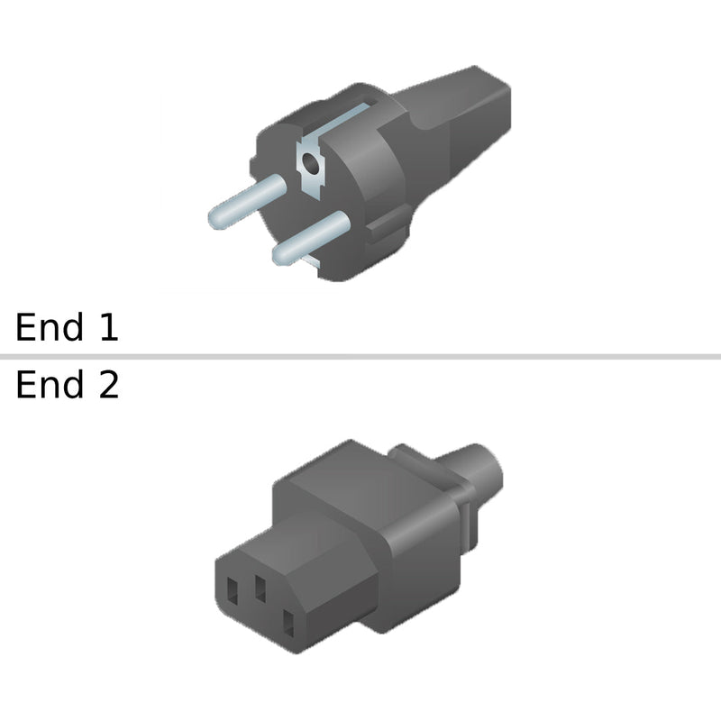 CEE-7-7-SCHUKO / IEC60320-C13