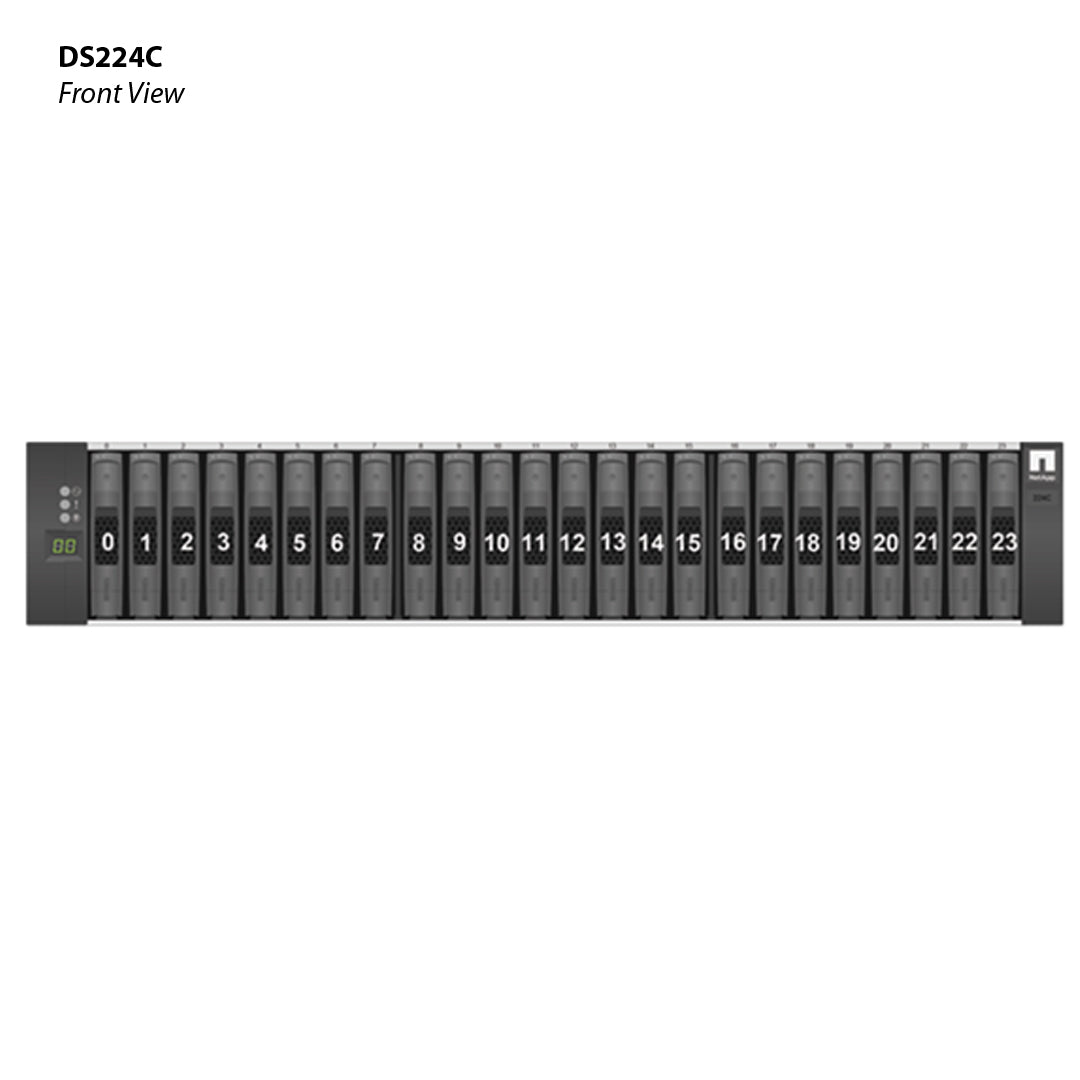 NetApp DS224C (DS224C-S-.96-24N-2P-CQ) 24x 960GB SSD NSE X386A 12G