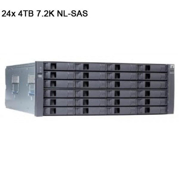 DS4246-24X-4TB-NL-SAS | NetApp DS4246 Disk Shelf with 24x 4TB 7.2K nl-sas  (X477A-R6) - ECS