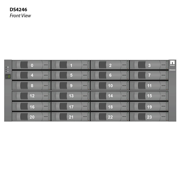 NetApp DS4246 Expansion Shelf (DS4246-07A1-24A-QS-R6) 24x 6TB 7.2K NL-SAS  HDD X316A-R6 6 G