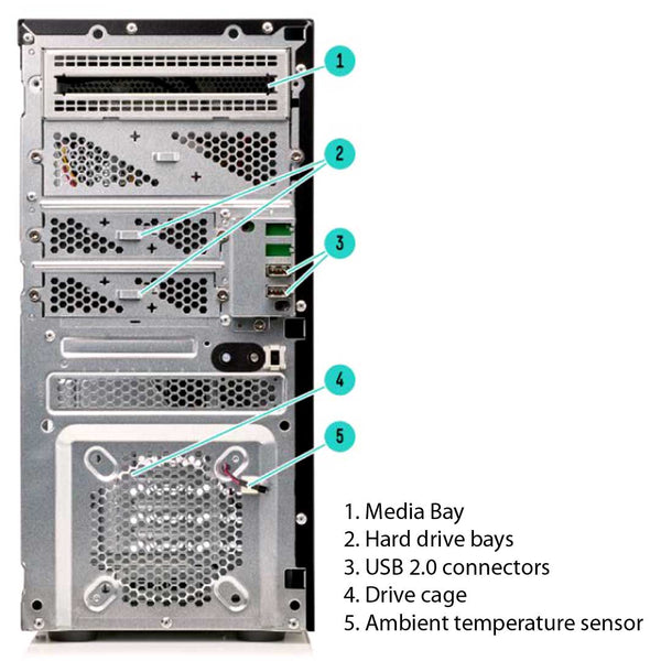HPE ML10 Gen9 CTO Tower Server - ECS