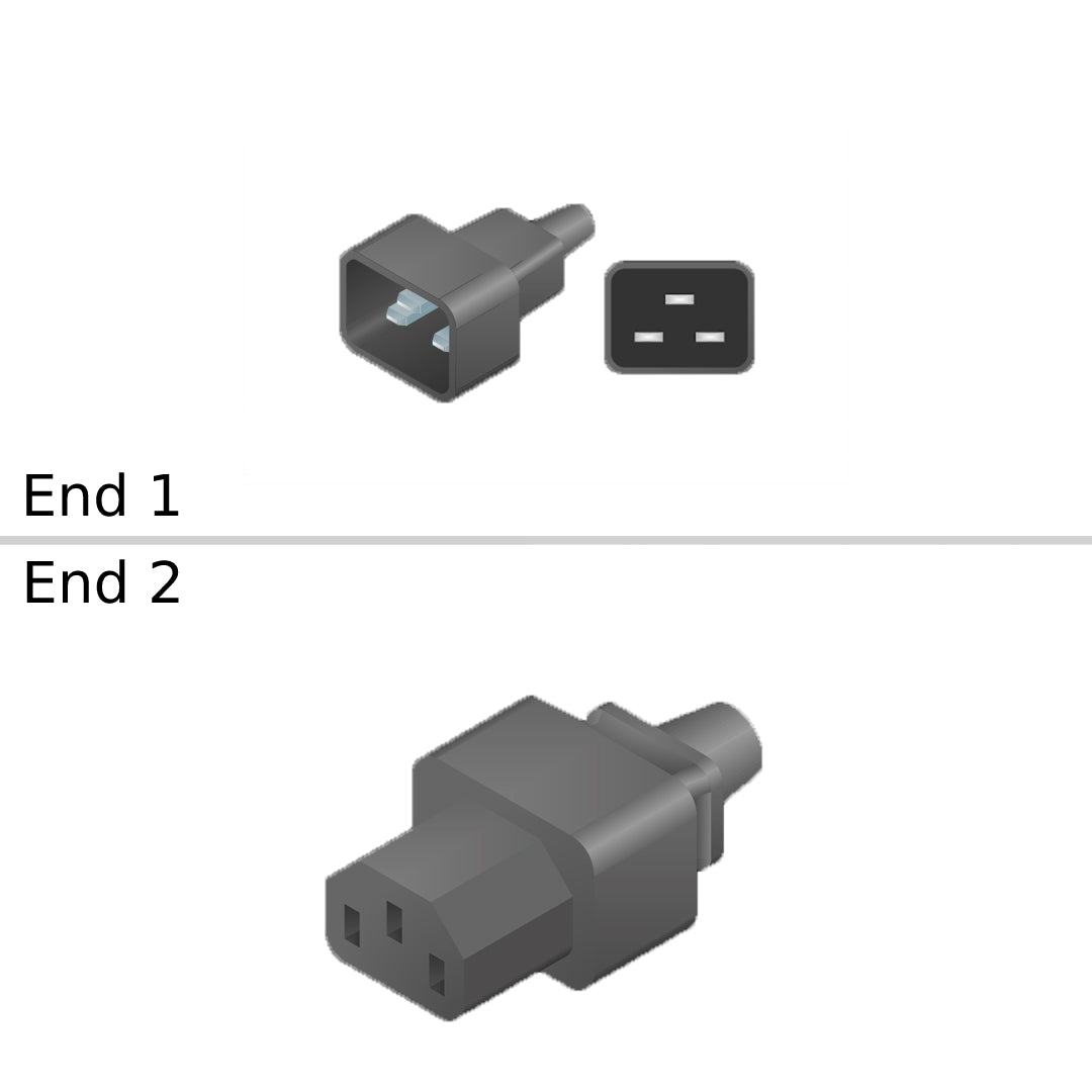 NetApp X-50617-00 - 2m Power Cable with Plug IEC60320-C20/IEC60320-C13 | Power Cords,In-Cabinet,,C20-C13,E-Series