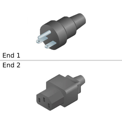 NetApp X800D-R6 - 1.83m Power Cable with Plug JIS-C-8303/IEC60320-C13 | Pwr Cord,Non-Cabinet,Japan,15A/125V