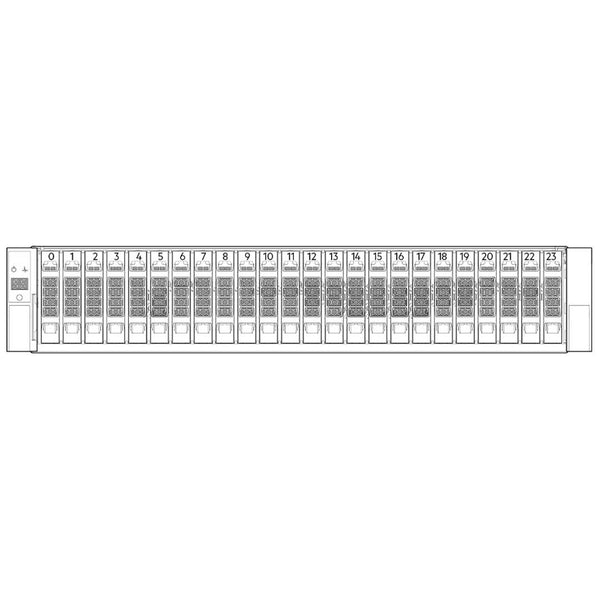 Dell PowerVault ME5024 (24x2.5") Chassis