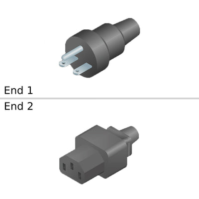 Netapp Nema 6-15P to C13 2.5M Power Cable | X-CAB-N5K6A-R6