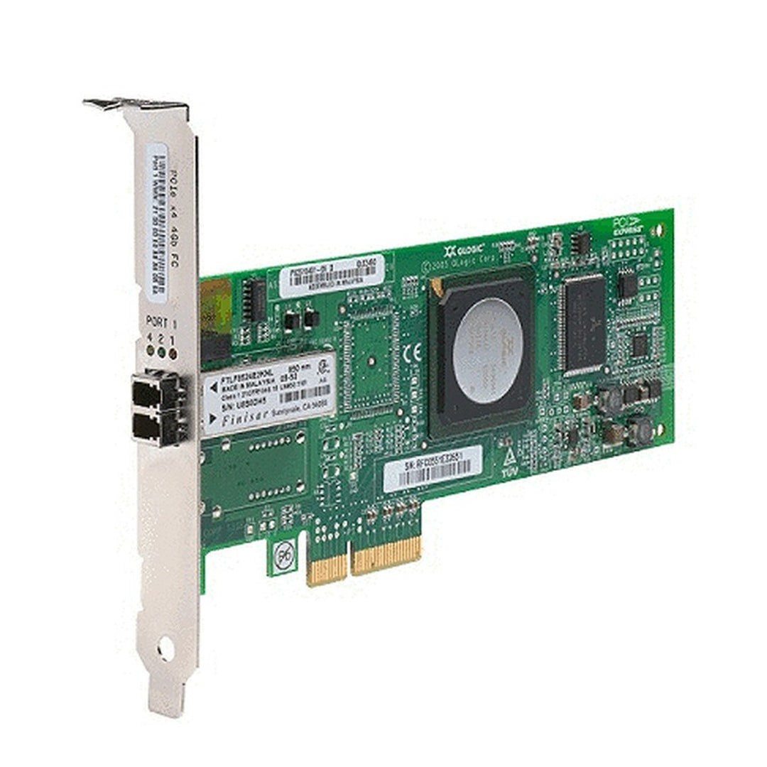 Dell QLogic 2460, Single Port 4Gb Optical Fibre Channel x4 PCIe  HBA, Low Profile | PF323
