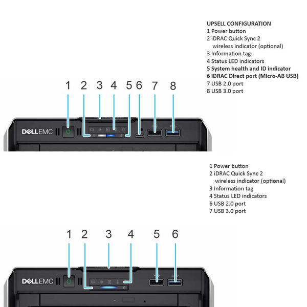 Dell PowerEdge T550 Chassis Tower Server (8x2.5")