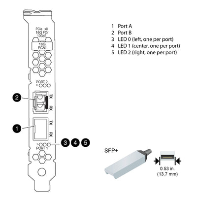 NetApp Adapter X1928A-R6 (ONTAP) PCIe bus with plug SFP+ (2p 16Gb FC-VI SFP+)