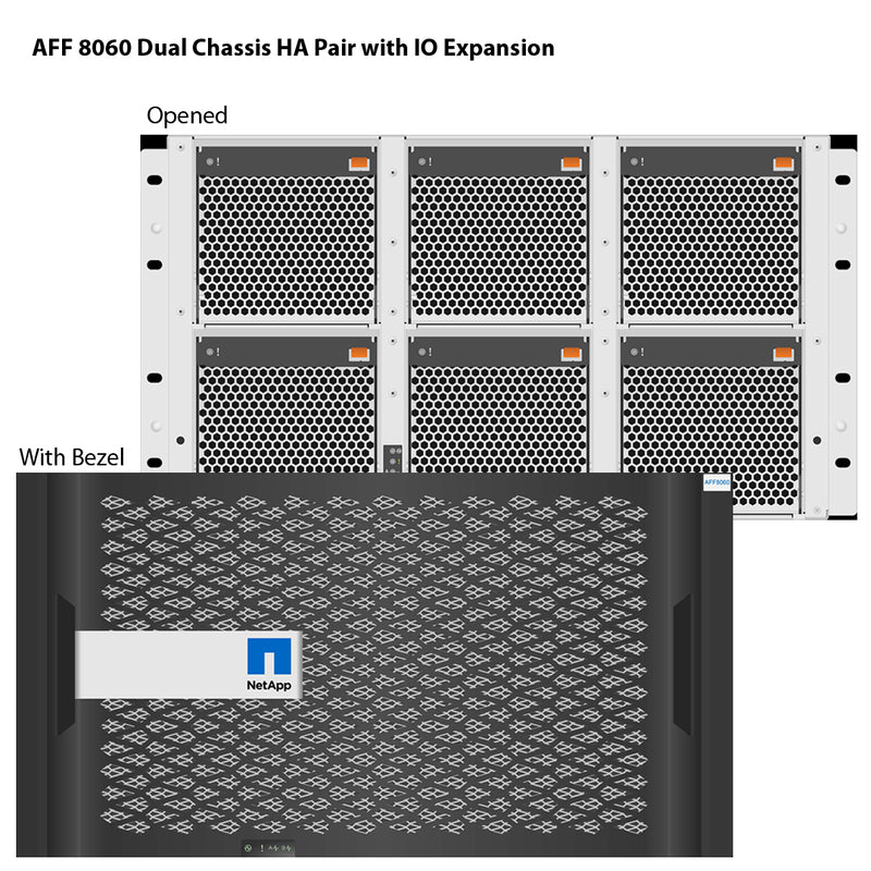 NetApp AFF8060 Dual Chassis HA Pair with IO Expansion Filer Head (AFF-8060AE)