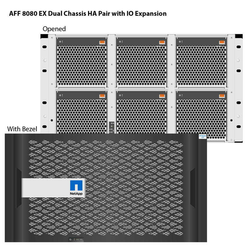 NetApp AFF8080 EX Dual Chassis HA Pair with IO Expansion Filer Head (AFF-8080AE-EX)