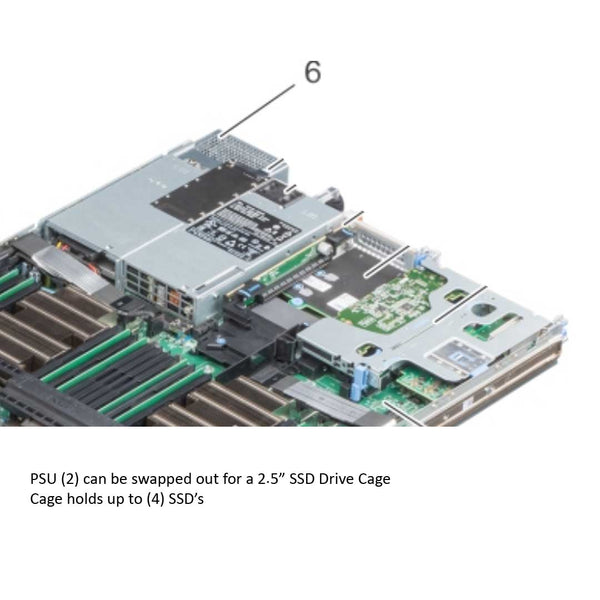 Dell PowerEdge C4140 Rack Server Chassis SMX2 NVLink GPU's