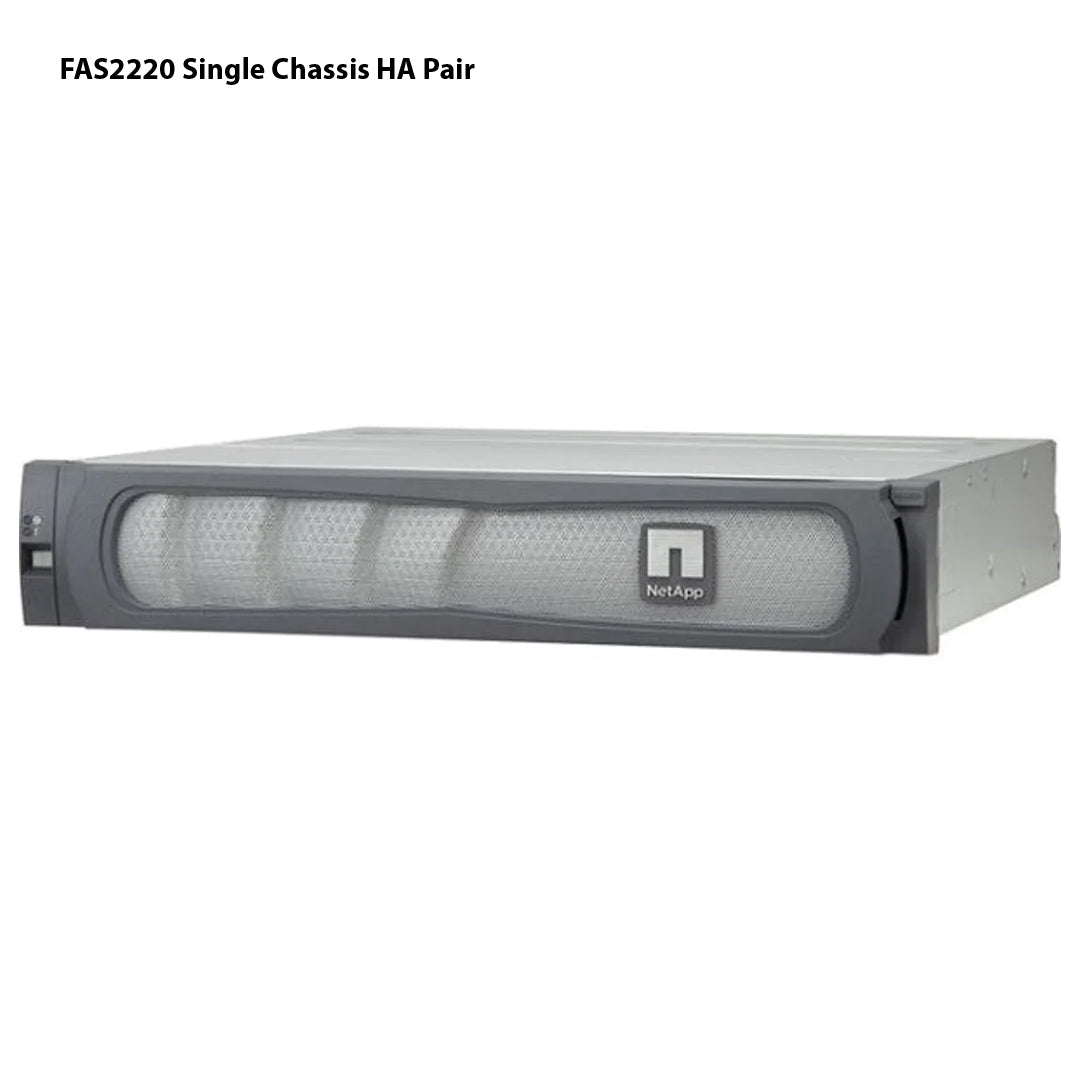 NetApp FAS2220 Single Chassis HA Pair Expansion Storage Array 
