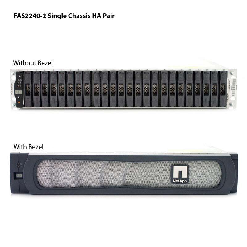 NetApp FAS2240-2 Single Chassis HA Pair Expansion Storage Array Filer Head (FAS2240-2HA)