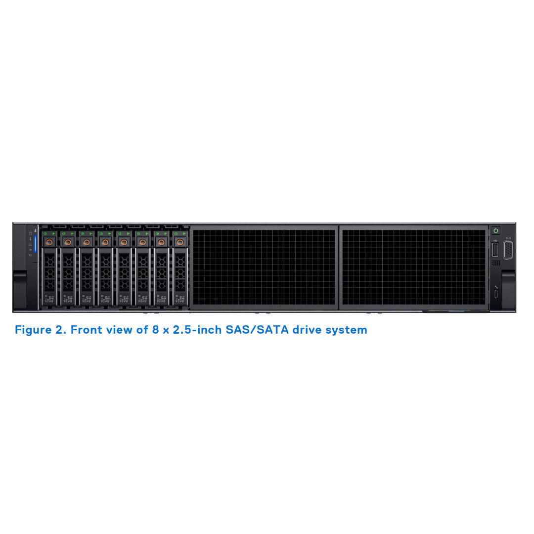 Dell PowerEdge R550 Rack Server Chassis (8 x 3.5")