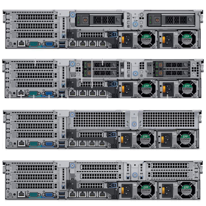 Dell PowerEdge R740xd Rack Server Chassis (24x2.5" SAS/SATA/NVMe) - ECS