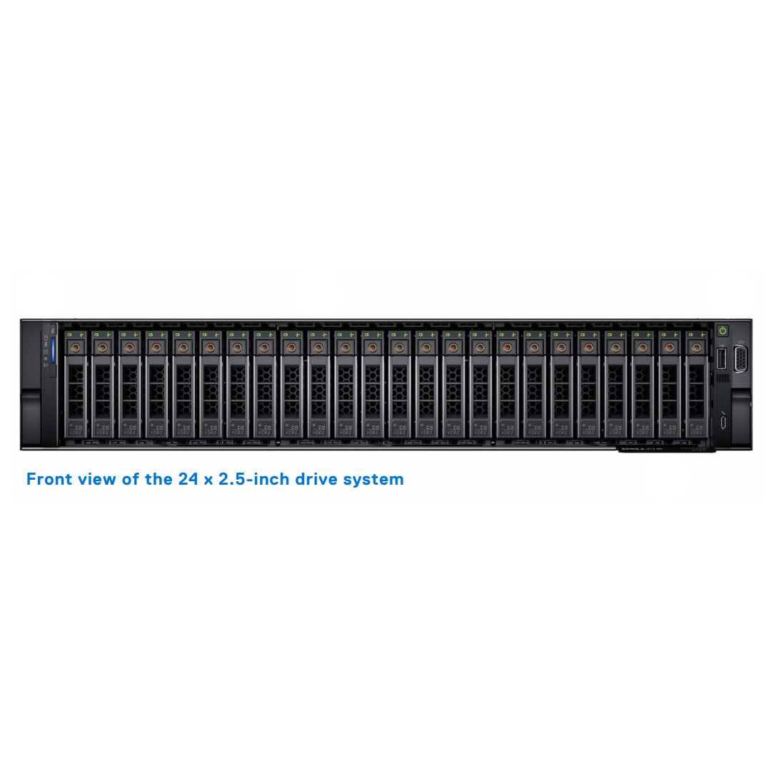 Dell PowerEdge R750 Rack Server Chassis 24x2.5" w/ NVMe Switch