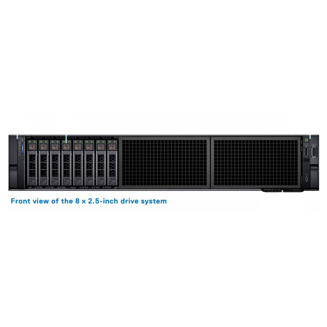 Dell PowerEdge R750 Chassis CTO 8x2.5" NVMe SFF