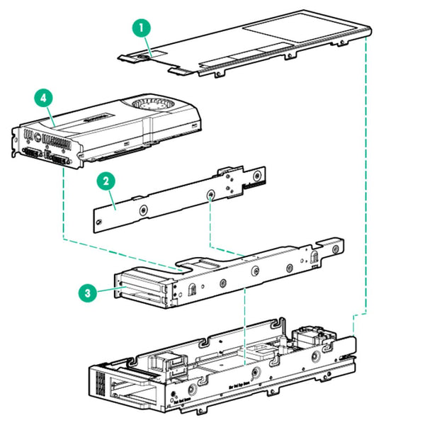 HPE ProLiant WS460c Gen9 SAS/SATA Double Wide Expansion Graphics Server Blade