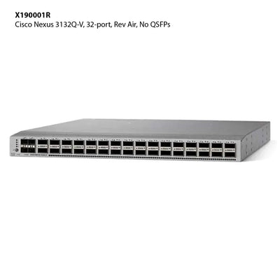 NetApp Cisco Nexus 3132Q-V 32 Port 40GbE, Rev Air, No QSFPs Switch | X190001R